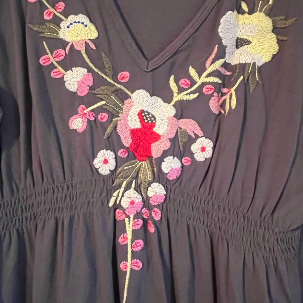 Johnny Was Embroidered Dress